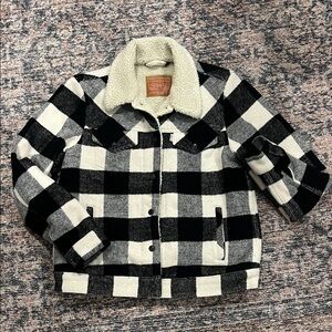 Women’s Levi’s Checkered Sherpa Jacket